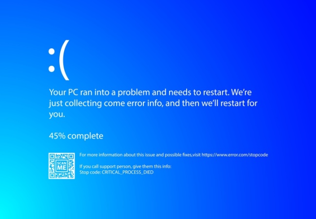 Blue Screen of Death